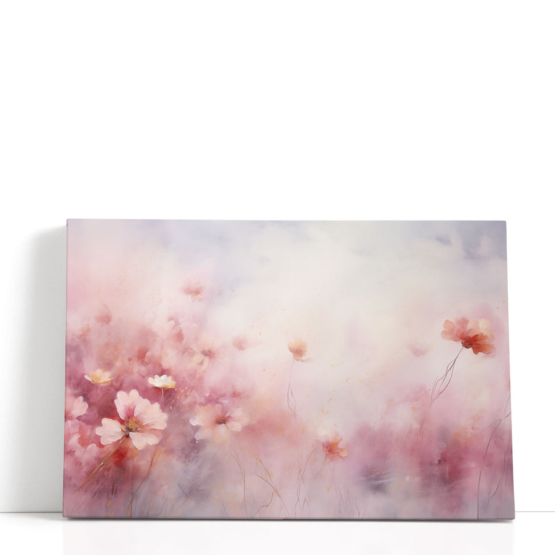 Misty Blooms - Canvas Print Wall Art
