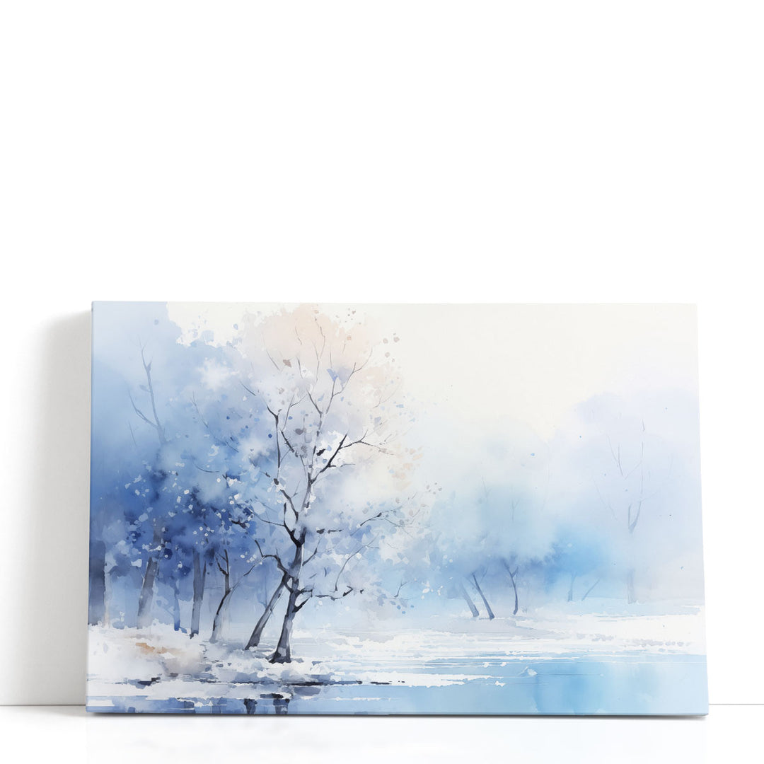 Eve's Forest wall art in winter tones