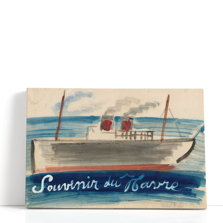 Souvenir du Havre, 1921 - Canvas Print Wall Art