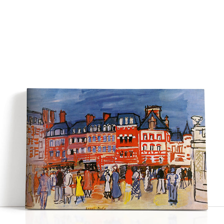 Houses in Trouville, 1933 - Canvas Print Wall Art