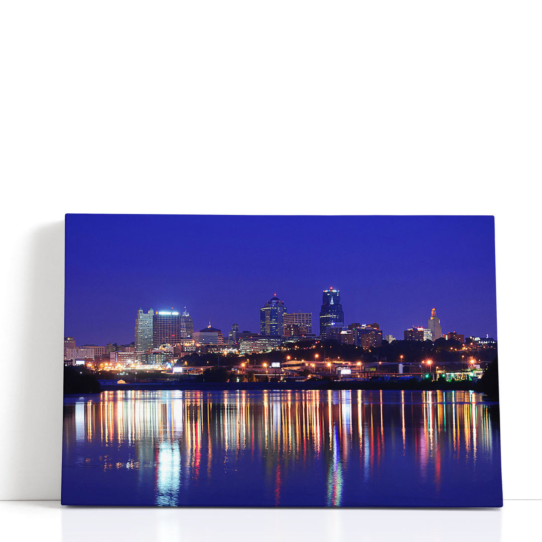 Kansas City Skyline - Downtown - Canvas Print Wall Art