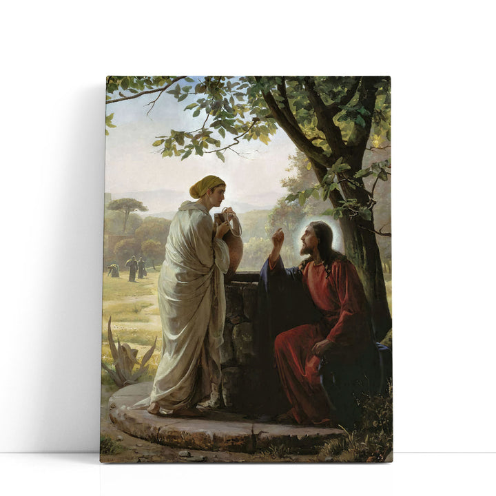 Woman at the Well - Canvas Print Wall Art