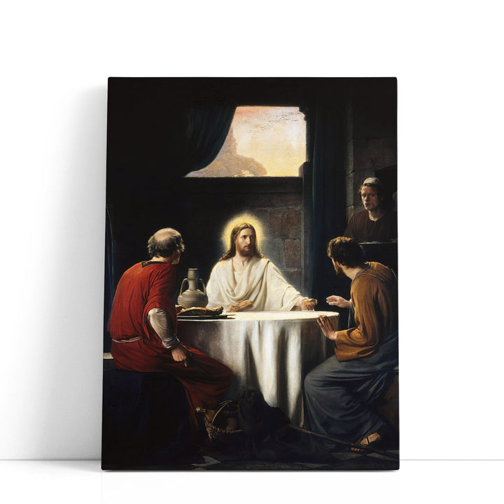 Supper at Emaus - Canvas Print Wall Art