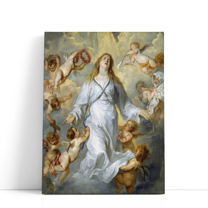 The Virgin as Intercessor - Canvas Print Wall Art