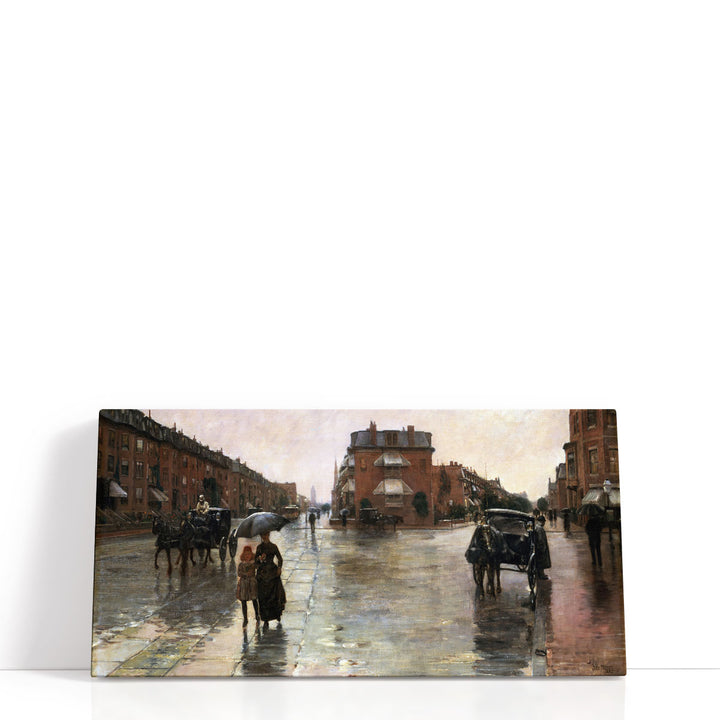 Rainy Day, Boston - Canvas Print Wall Art