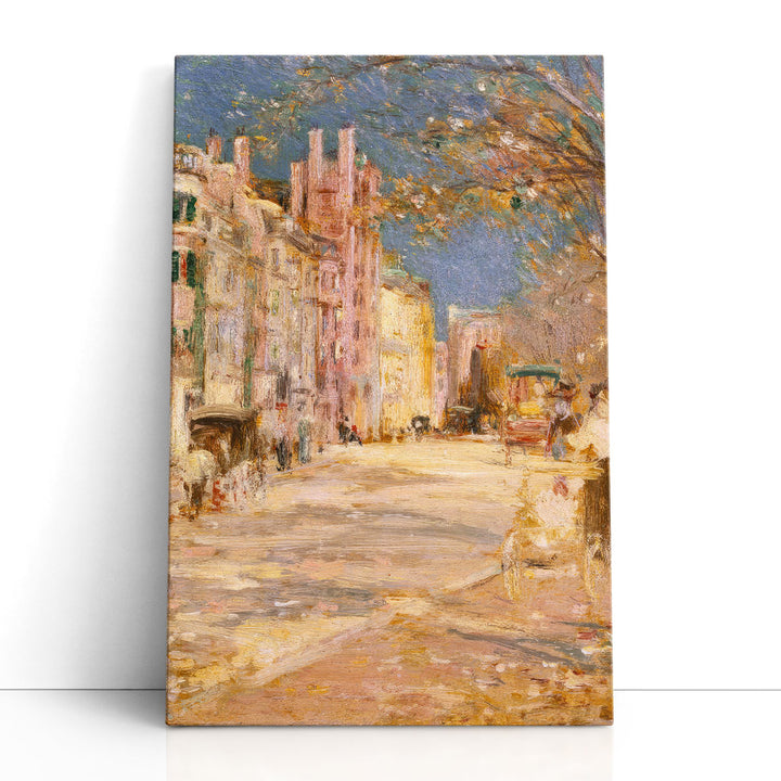 Boston Street Scene - Canvas Print Wall Art