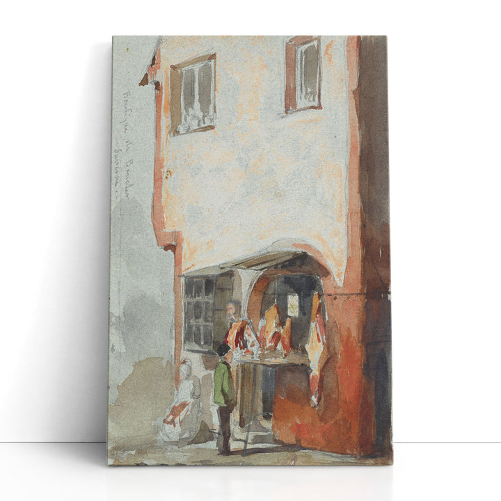 The Butcher’s Shop - Canvas Print Wall Art