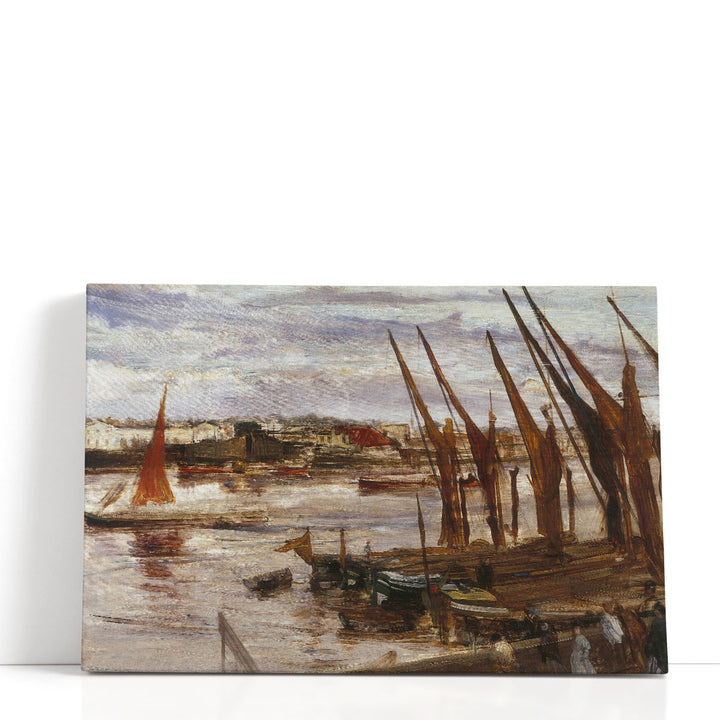 Battersea Reach, 1863 - Canvas Print Wall Art