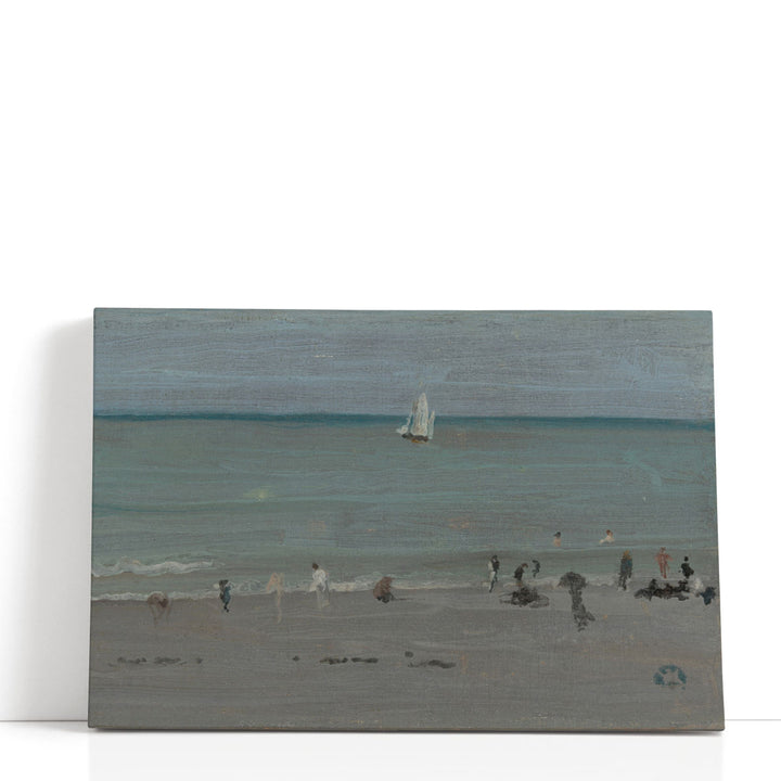 Coast Scene, Bathers - Canvas Print Wall Art