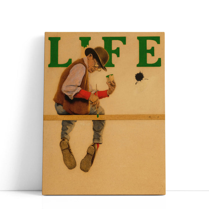 A Man of Letters, 1921 - Canvas Print Wall Art