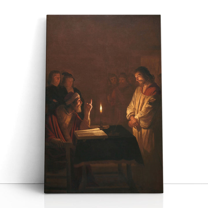Christ Before the High Priest - Canvas Print Wall Art