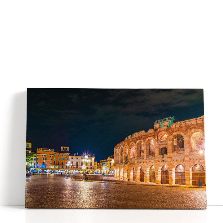 Ancient Amphitheater Arena, Verona, Italy - Canvas Print Wall Art