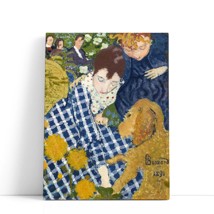 Women with a Dog, 1891 - Canvas Print Wall Art