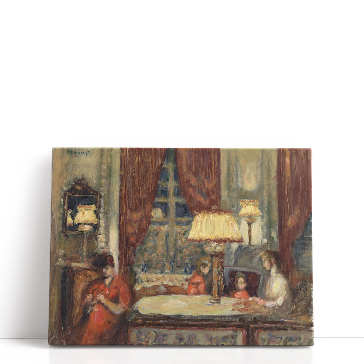 Evening Under the Lamps, 1903 - Canvas Print Wall Art