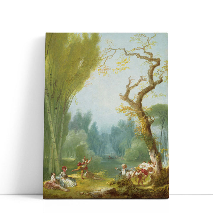 A Game of Horse and Rider - Canvas Print Wall Art