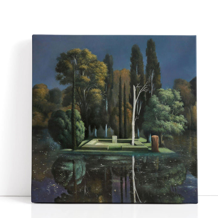 Arnold Bocklin Tombstone - Canvas Print Wall Art