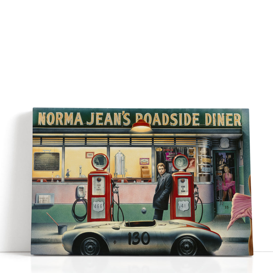 Destiny Highway Calendar Girl - Canvas Print Wall Art