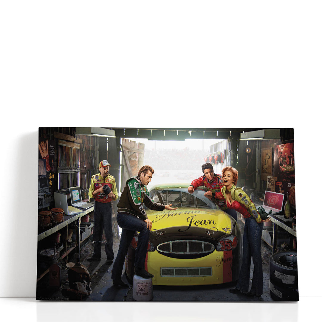 Eternal Speedway - Canvas Print Wall Art
