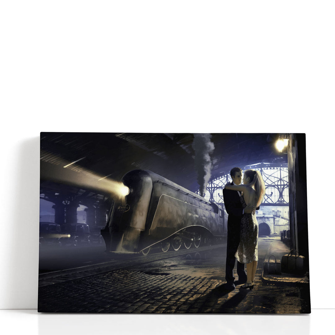 Train Depot - Canvas Print Wall Art