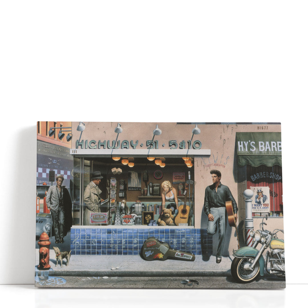 Highway 51 - Canvas Print Wall Art