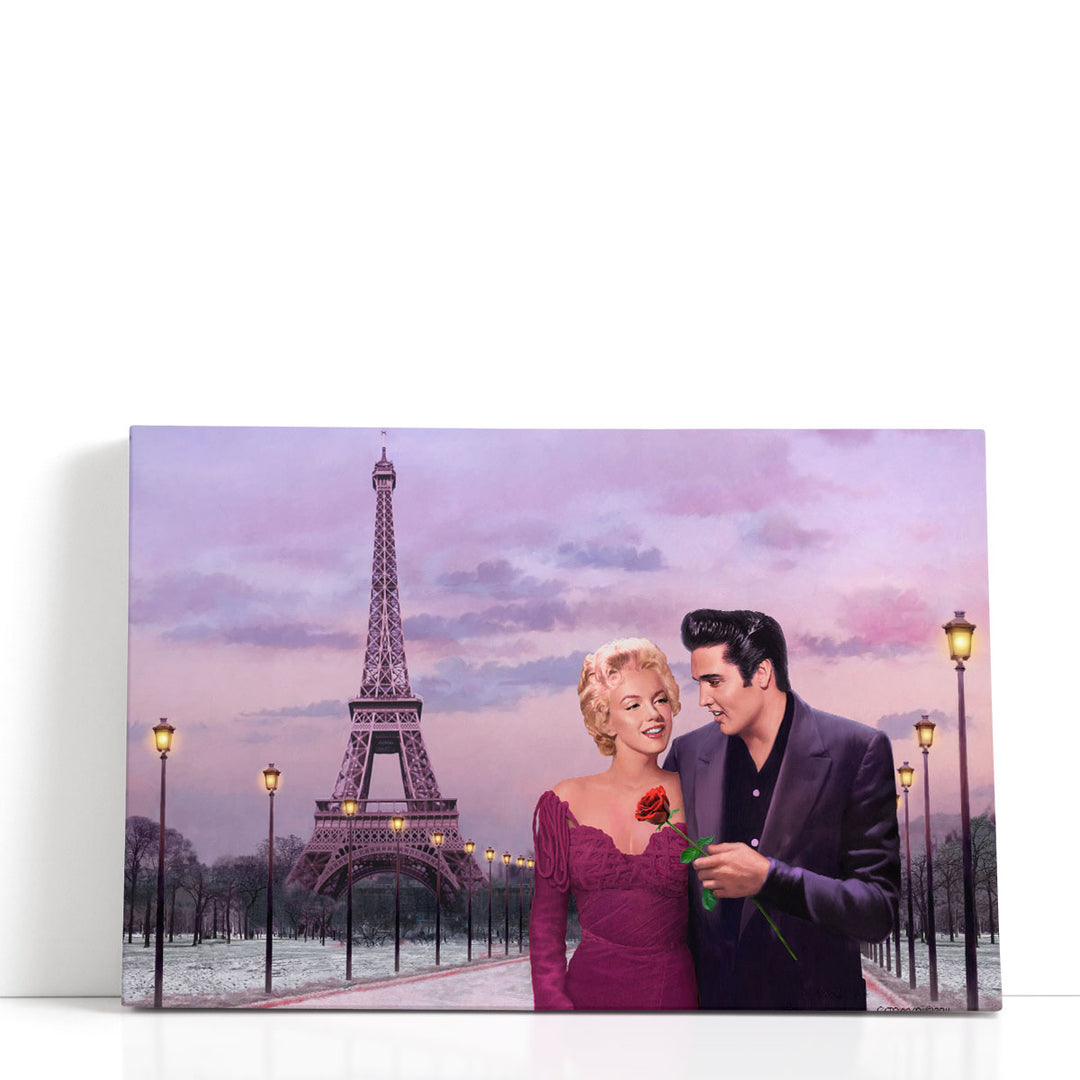 Paris Sunset - Canvas Print Wall Art