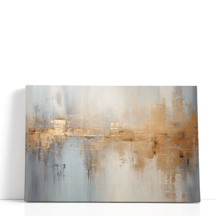 Neutral Abstract Wall Art – soft brown and beige brushstrokes