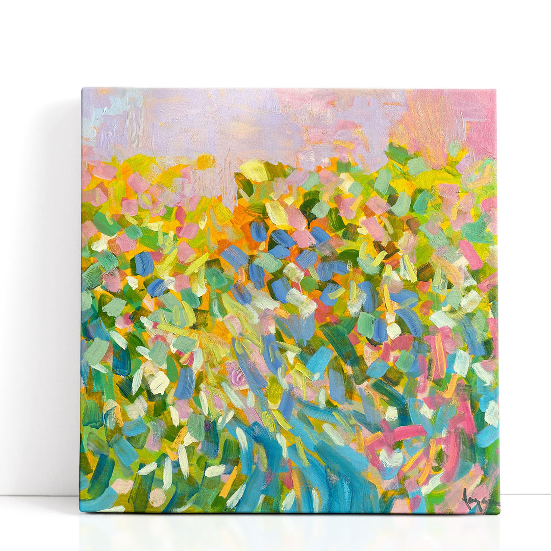 Sunrise on a Misty Morning I - Canvas Print Wall Art