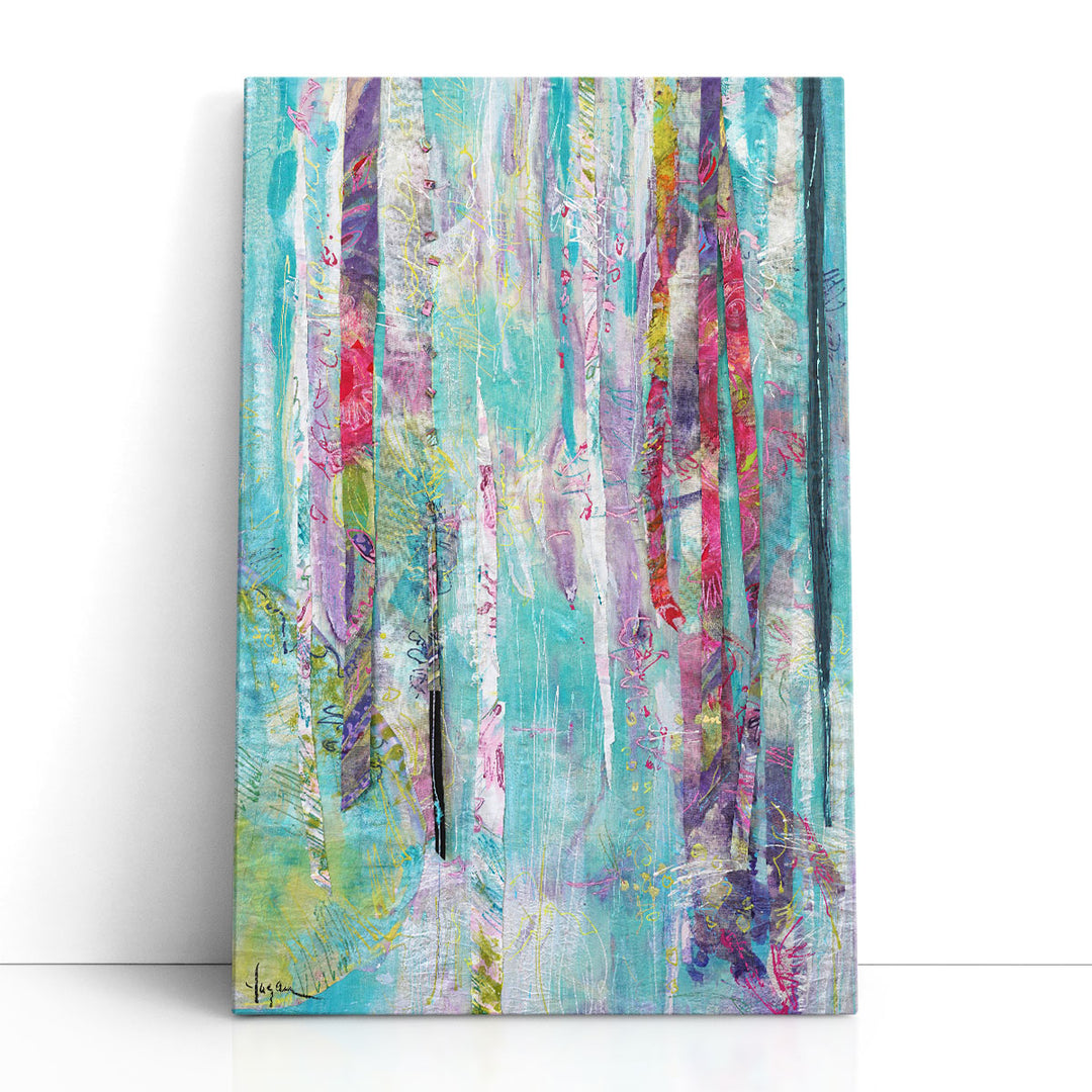 Bloom Shimmer Sparkle I - Canvas Print Wall Art