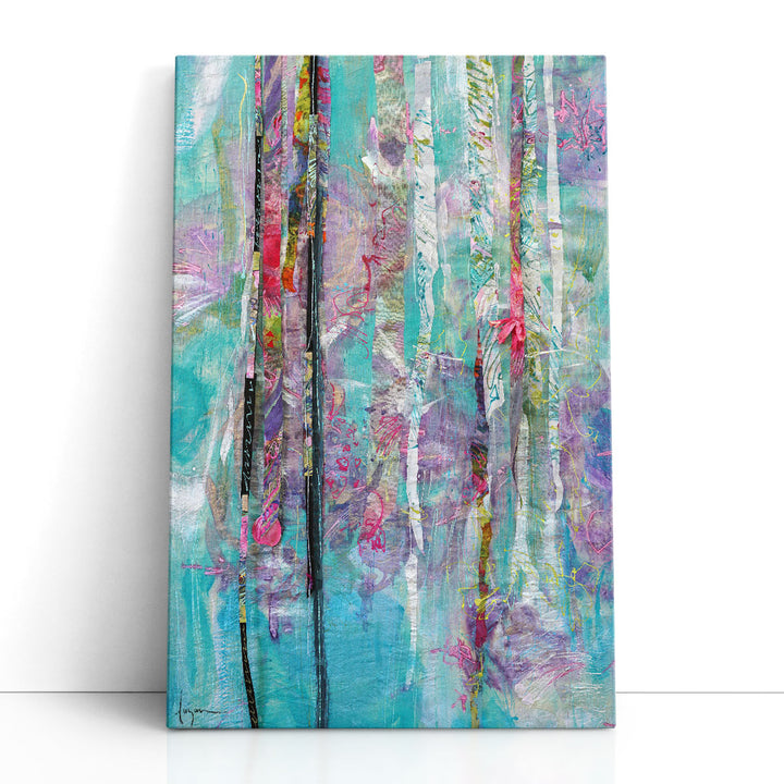 Bloom Shimmer Sparkle II - Canvas Print Wall Art