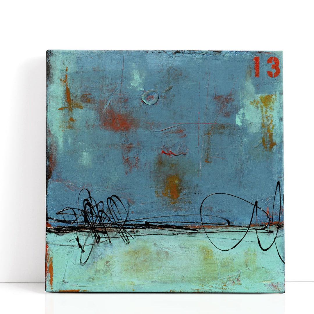 Blue Bay Marina I - Canvas Print Wall Art