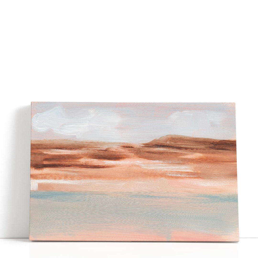 Brown Desert Canvas Wall Art sand dune textures