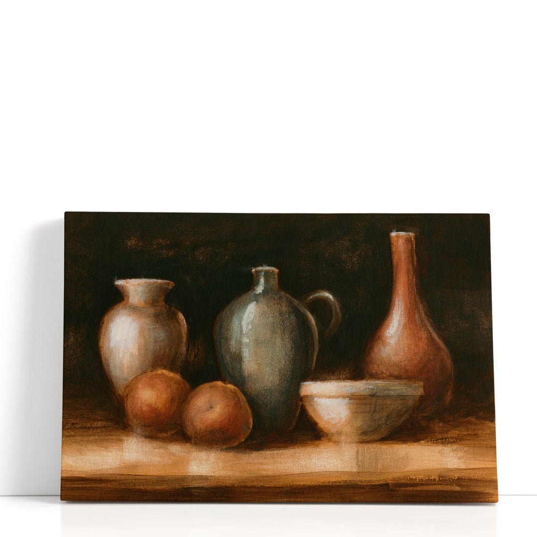 Earthenware and Fruit II - Canvas Print Wall Art