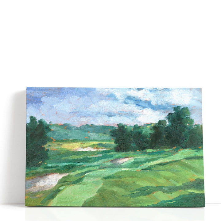 Golf Course Study IV - Canvas Print Wall Art