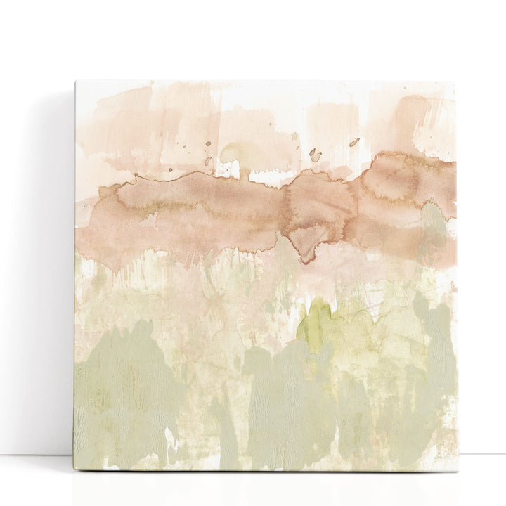 Dusty Blush and Olive II - Canvas Print Wall Art