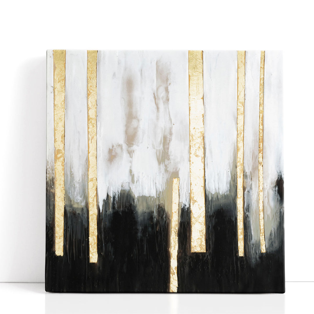 Black and white abstract tree pattern