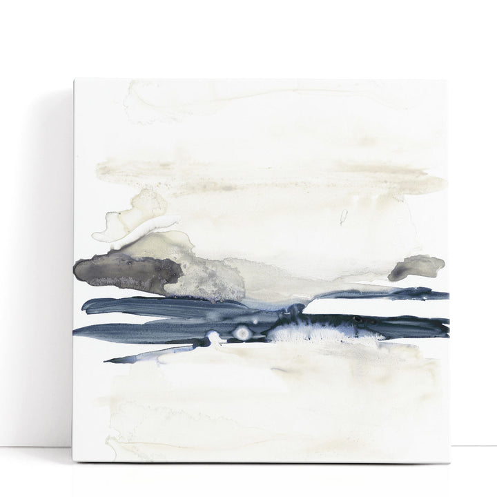Navy Horizon Line II - Canvas Print Wall Art