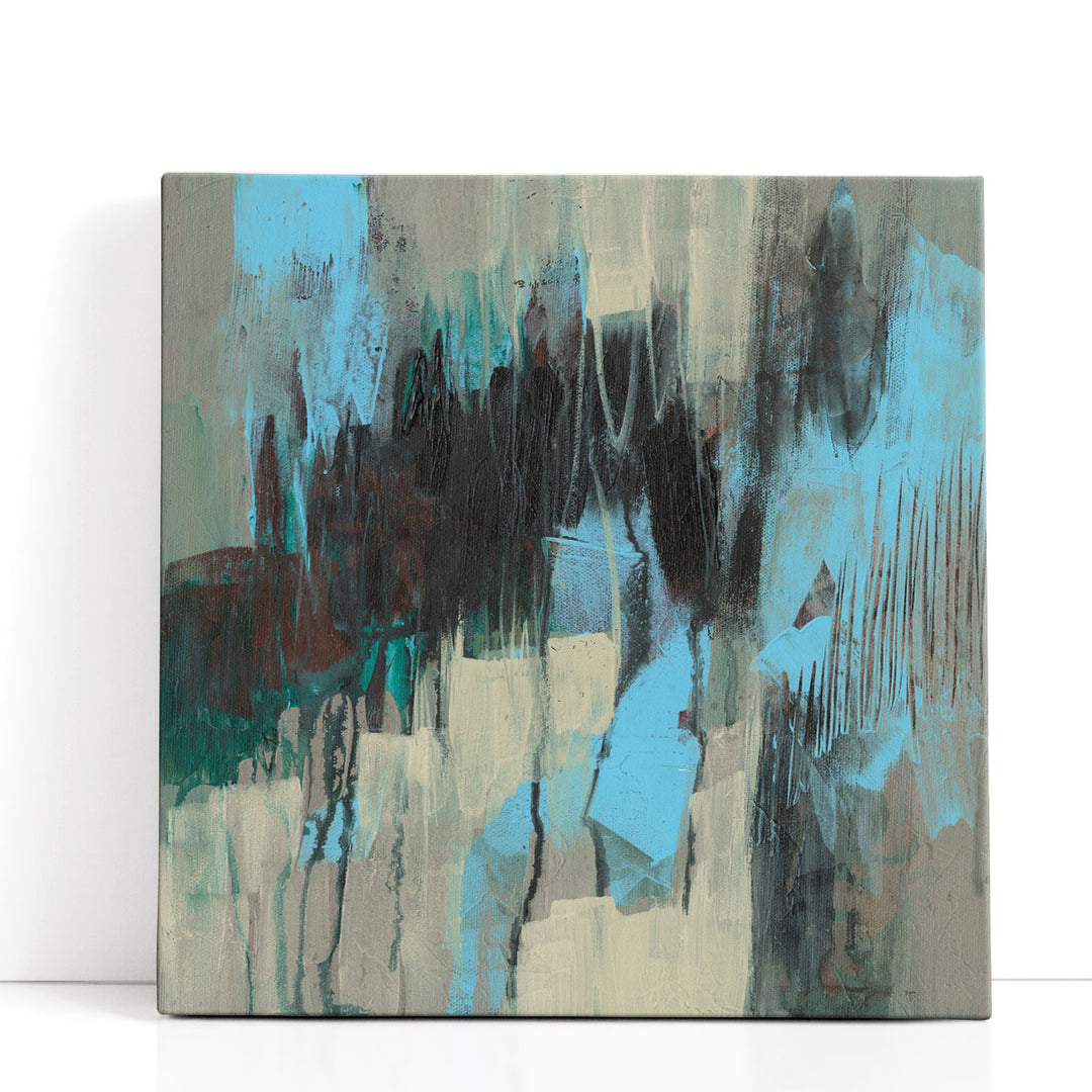 Ocean Blue Abstract I - Canvas Print Wall Art