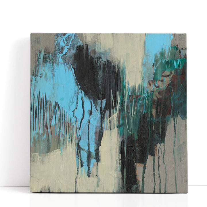 Ocean Blue Abstract II - Canvas Print Wall Art