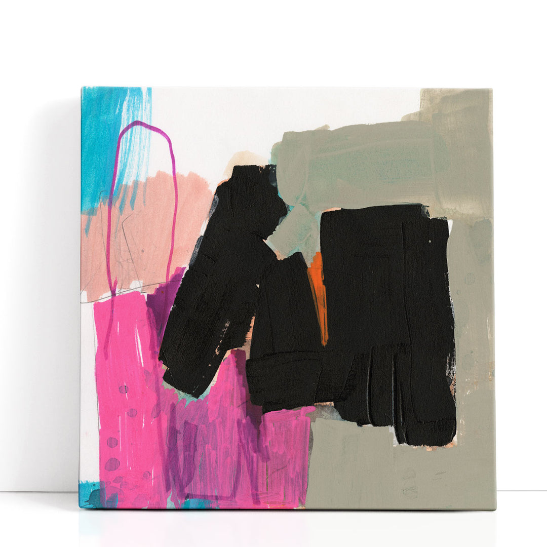 Primary Action I - Canvas Print Wall Art