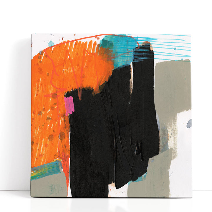 Primary Action IV - Canvas Print Wall Art