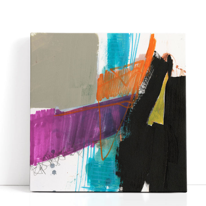 Primary Action V - Canvas Print Wall Art