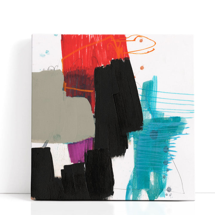 Primary Action VI - Canvas Print Wall Art