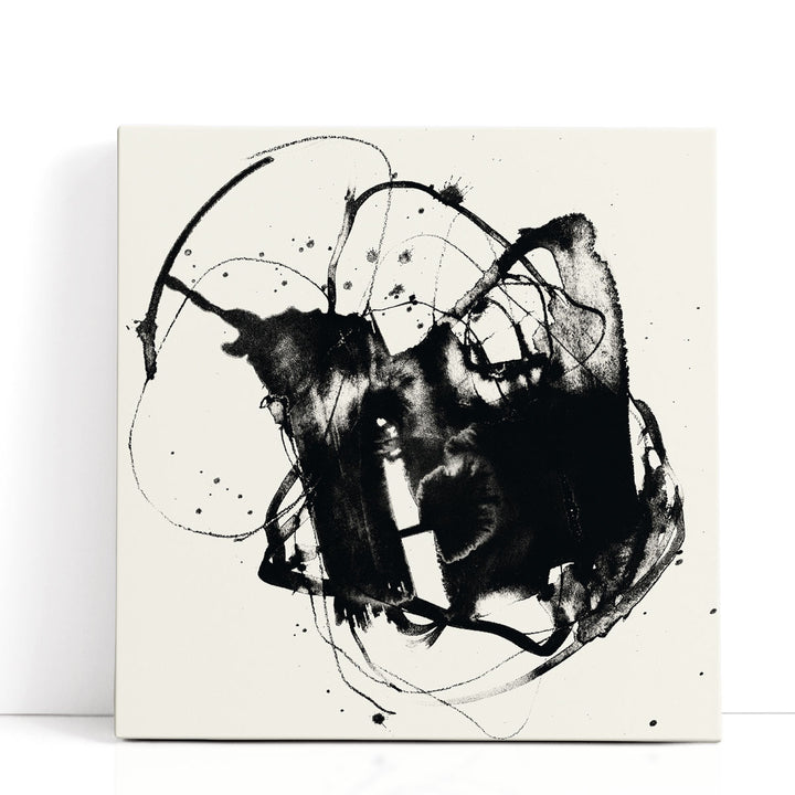 Spontaneous Sume-i II Black and White - Canvas Print Wall Art