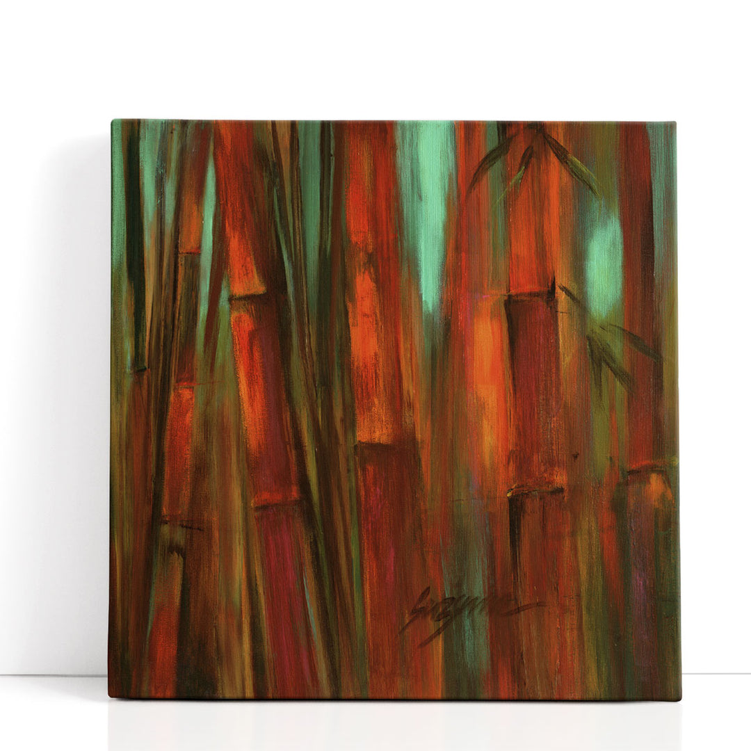 Sunset Bamboo II - Canvas Print Wall Art