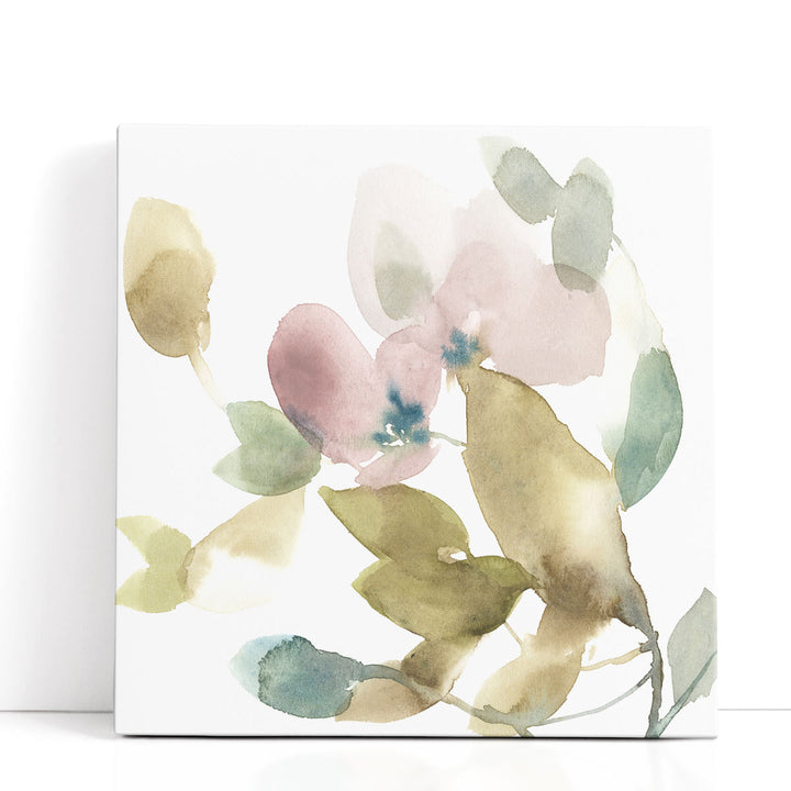 Sweet Petals and Leaves I - Canvas Print Wall Art