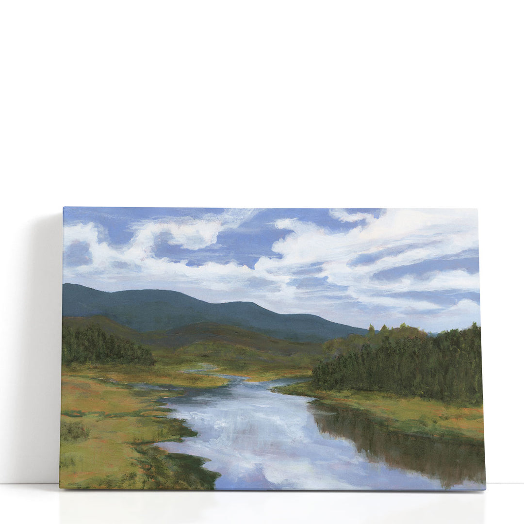 Blue Mountain Reflections II - Canvas Print Wall Art