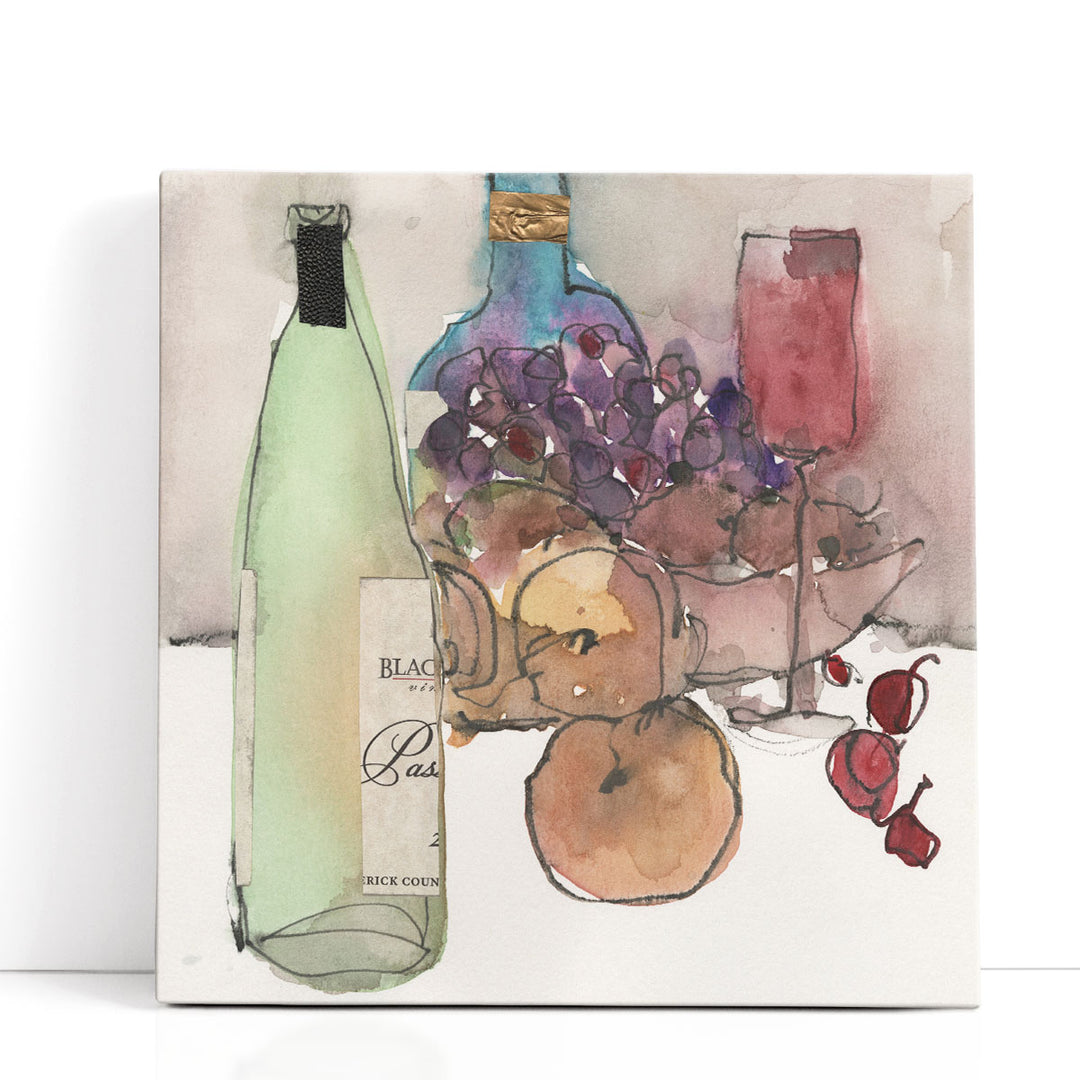 Abstract Fruit Wall Art with apples