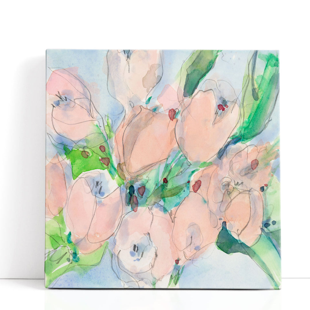 Tulip Bouquet II - Canvas Print Wall Art
