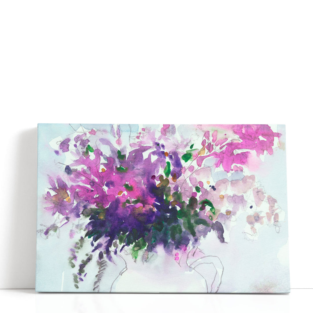 Floral in Pitcher II - Canvas Print Wall Art