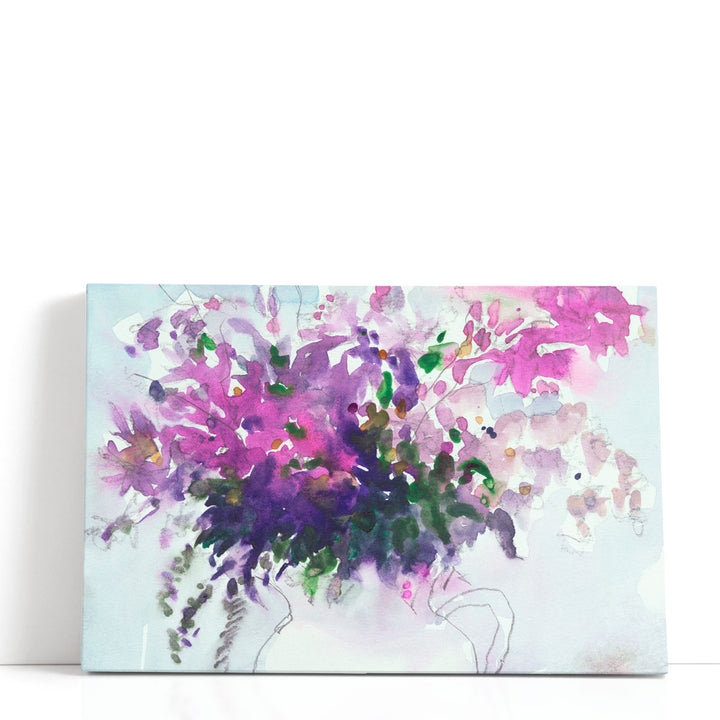 Floral in Pitcher II - Canvas Print Wall Art